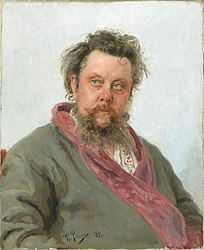 Muszorgszkij Ilja Repin festményén