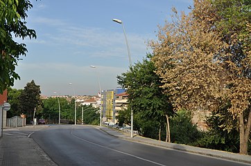 Català: Mollet del Vallès: Vía Ronda. Español: Mollet del Vallès: edificios del barrio de Plana LLedó vistos desde la Vía Ronda.