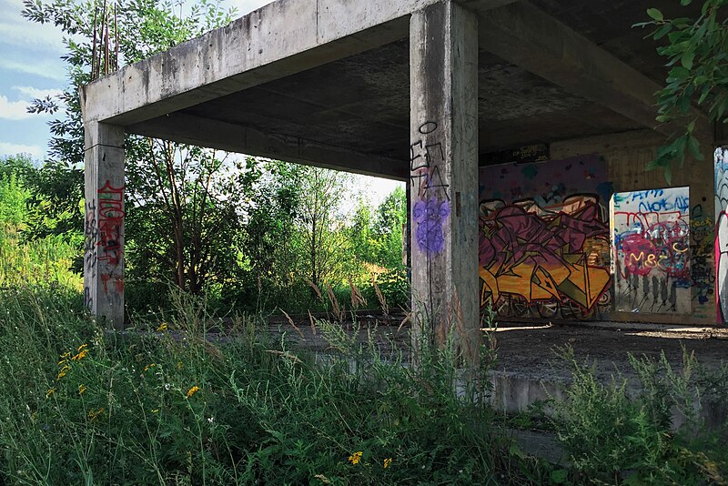 File:Moscow, Zapovednaya Street, abandoned skiing school construction site (30717680374).jpg