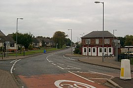 Straßenzug in Mossblown