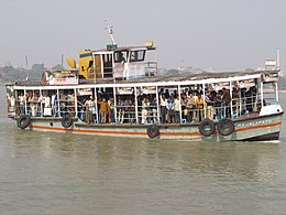 Motor Vessel Jalapath on the Hooghly River on 14 January 2012