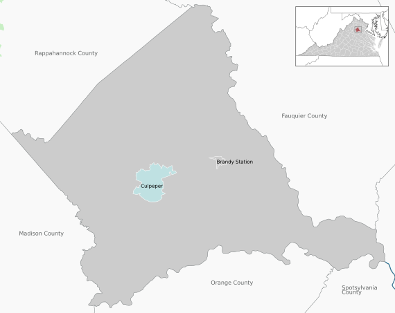 Municipalities in Culpeper County.svg