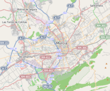 Parte central del área metropolitana de Murcia, en la que hay 4 núcleos de más de 20 000 habitantes en torno a la capital: El Palmar, Las Torres de Cotillas, Alcantarilla y Molina de Segura