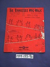 The Tennessee Wig-Walk sheet music cover, published by Francis, Day & Hunter Ltd. in 1953