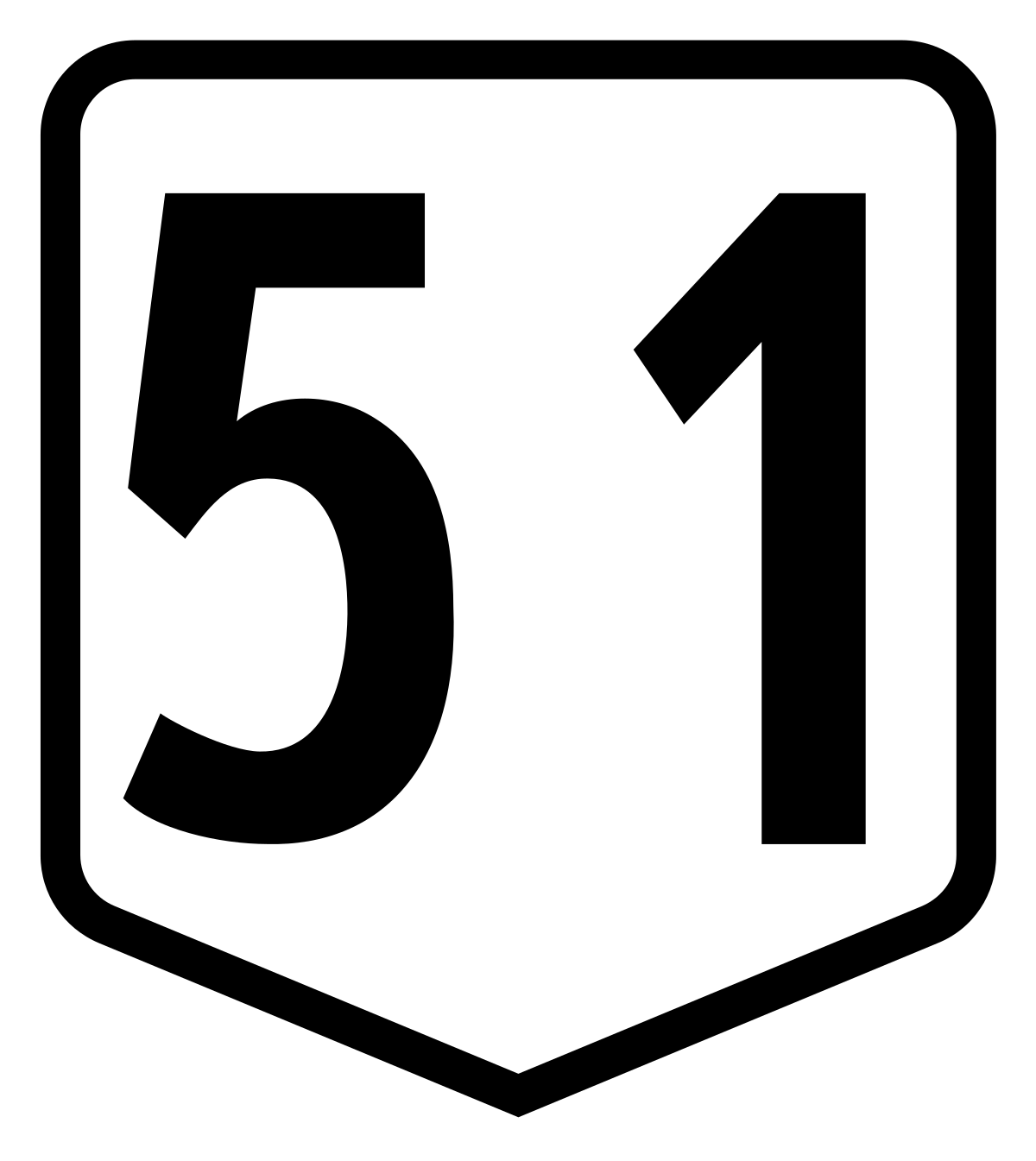 51 n 1. Route 51.