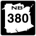 Route 380 marker