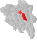 Kart over Stor-Elvdal