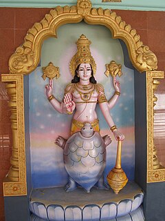 Kurma tortoise avatar of Vishnu