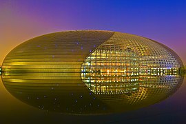 National Centre for the Performing Arts, 2007 (by Paul Andreu, d. 2018)