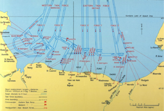 D Day landing beaches 6 June 1944 Naval Bombardments on D-Day.png
