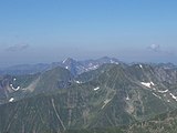 View from Moldoveanu towards the West