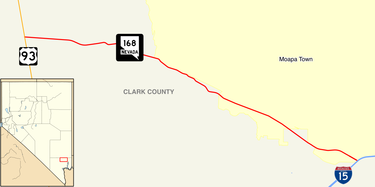 Nevada State Route 168 Wikipedia