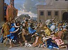 The Abduction of the Sabine Women, 1634–1635