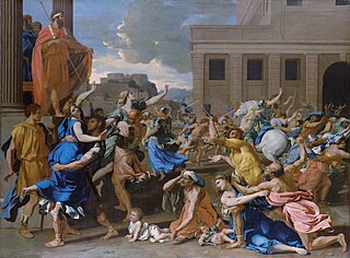 <i>The Rape of the Sabine Women</i> (Poussin) Series of paintings by Nicolas Poussin
