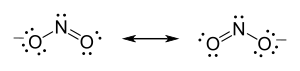 Lewis dot structures of the Nitrite-ion Nitrite-ion-lewis-canonical.svg