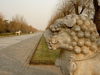 Skulptur (Ming-Gräber)