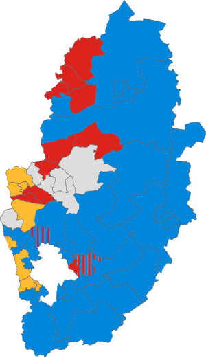 Nottinghamshire pemilu 2009.svg