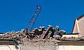 The rests of the Torre Civica on 22nd Semptember 2012, collapsed during another eartquake in June.