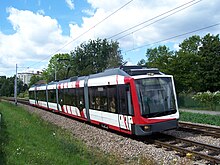 Variobahn in Mannheim, Germany OEG Variobahn 117 in Viernheim 100 1085.jpg