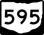 State Route 595 marker