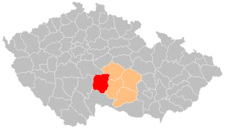 Okres Pelhřimov na mapě