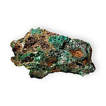 Osarizawaite wasserhaltiges Blei Kupfersulfat Silver Hill Mine Pima County Arizona 1946.jpg