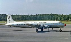 Остерман Эйр Чартер Дуглас DC-7 Содерстрем