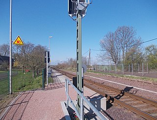 <span class="mw-page-title-main">Osternienburg station</span> Railway station in Saxony-Anhalt, Germany