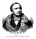 Historieprofessor Peter Andreas Munch. Xyl: Wilhelm Obermann. Illustreret Tidende No. 150. 10/8-1862, s. 361.