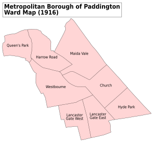 Paddington Met. B Ward Map 1916.svg