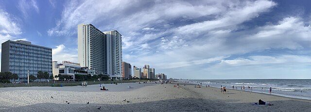 Image: Panorama of the Myrtle Beach Beachfront 3 (cropped)