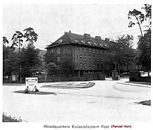 1950 photograph of barracks in Kaiserslautern