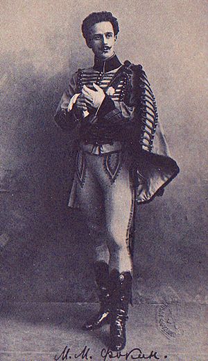 Михаил Фокин в костюме для балета «Пахита»