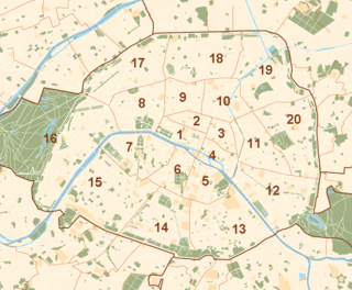 Arrondissements of Paris Place in Île-de-France, France