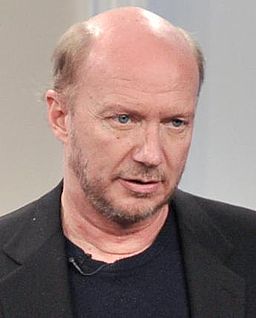 Paul Haggis with moderator at Canadian Film Centre masterclass (November 7, 2011) - 2 cropped