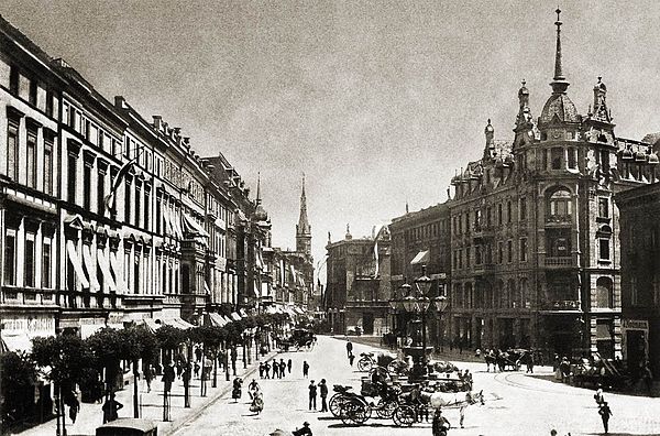 Kosciuszko Square in the 1890s