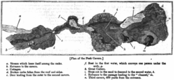 A plan of the Peak Cavern from 1834 PlanOfPeakCavern,1834.PNG