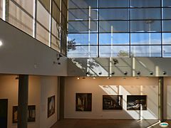 Interior of the exhibition hall