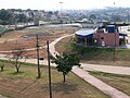 Vista elevada da Praça Arautos da Paz