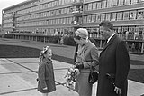 Prinses Margriet opent Helihaven Rode Kruis bij ziekenhuis, 19 november 1968 (Nationaal Archief)