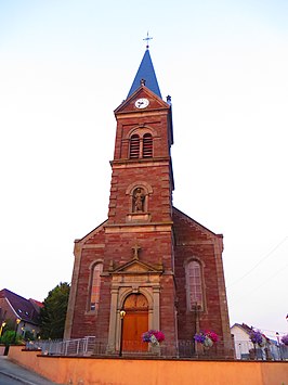 Kerk van Saint-Pierre / St.Peter in Réding / Riedingen