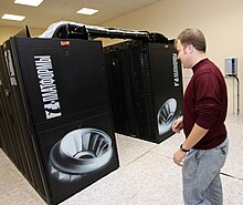 T.-Platforms Supercomputer at the Tomsk State University. RIAN archive 167226 SKIF CYBERIA supercomputer at the Tomsk State University.jpg