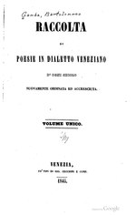 Thumbnail for File:Raccolta di poesie in dialetto veneziano 1845.djvu