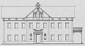 Bauzeichnung des zillerschen Landhauses im Schweizerstil, Zustand vor 1898