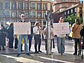 Concentración por Ucrania en la plaza de la Constitución, 2024-02-24.