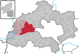 Kaart van Ramstein-Miesenbach