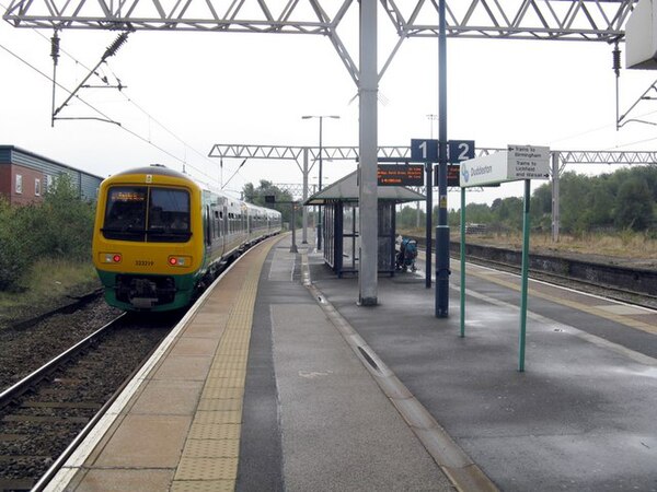 A London Midland Class 323 departs Duddeston with a service to Redditch in 2008