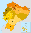 Bildeto por Aŭtonomaj Regionoj de Ekvadoro