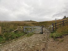 Public Bridleway to the Pike Tower Rivington Pike Hill.jpg