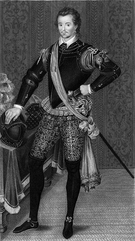 Sir Robert Dudley, son of Lady Douglas Sheffield and Robert Dudley